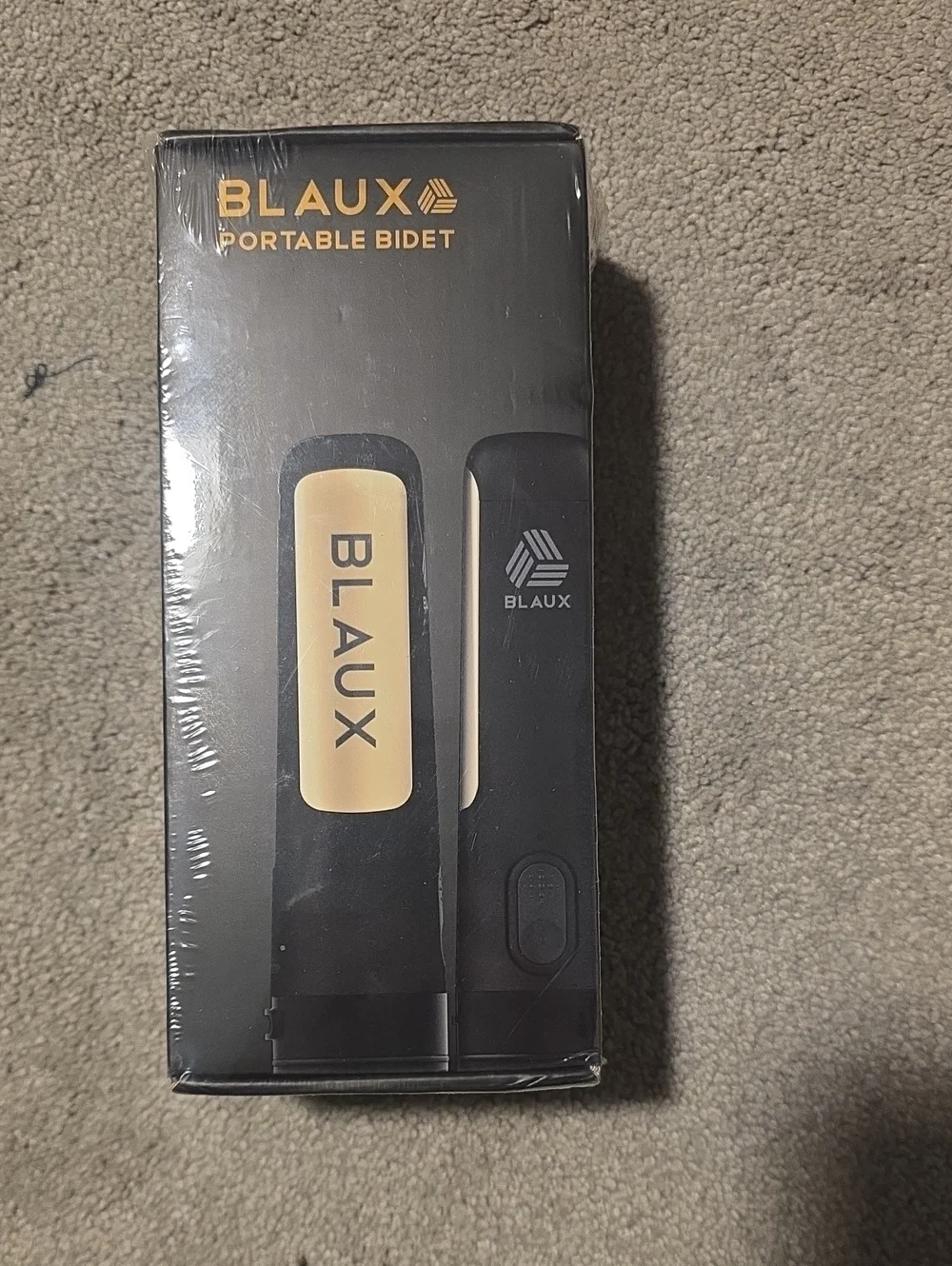 BLAUX Portable Bidet - Black with Gold Accents